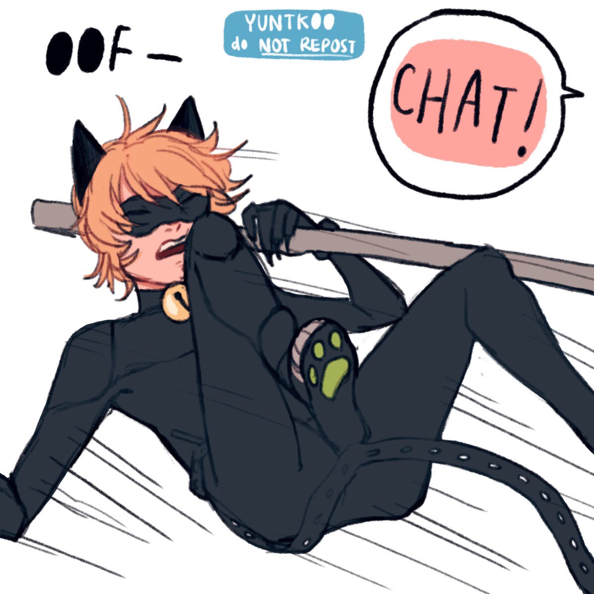 lalilslils's tweet image. (1/2) Goofy cat even when the battle is tough 💥💗 #MiraculousLadybug #chatnoir #ladynoir #mycomic