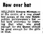 ... until being replaced by the iconic 'Surrey' hat in 1972 (1). This proved more long-lived, lasting over a decade, excluding the brief and universally unpopular blip that was the 'Butcher boy' or 'Smurf hat' of 1978-79, another Simone Mirman creation (2-3).  #LFW  #LFW2021 (9/n)