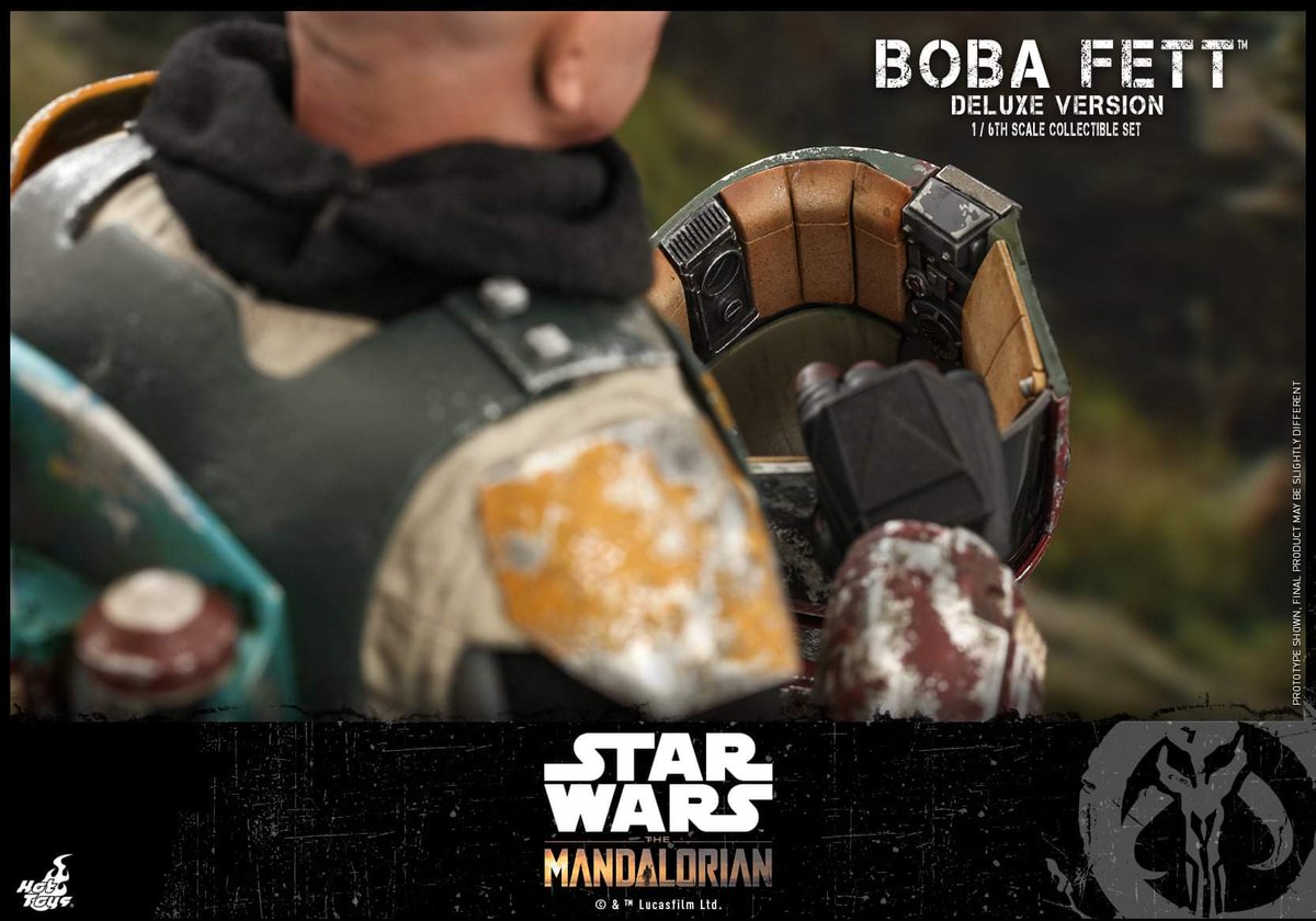  #BobaFett  #HotToys Details of helmet and gauntlets