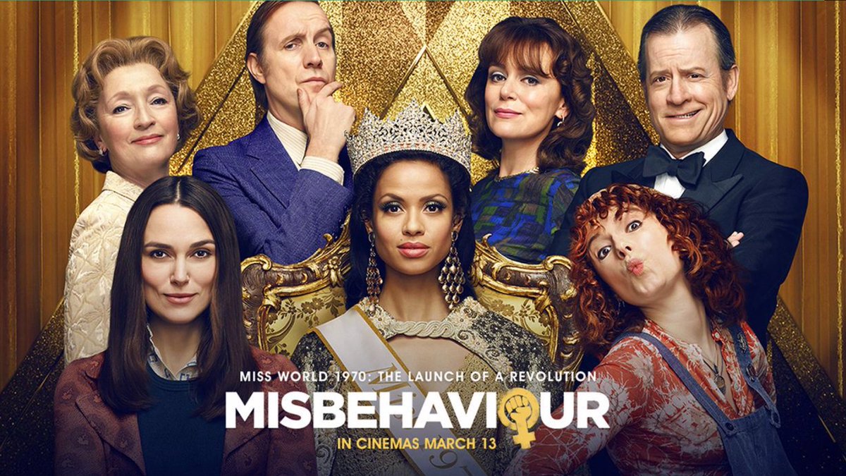 Essential lockdown viewing, Part 18: MISBEHAVIOUR. Ejected from cinemas by Covid, this deserves a big small screen audience. Set at a time when women's lib was still a "minority" view, it's an entertaining but enlightening reminder that today's "woke" is tomorrow's basic decency.