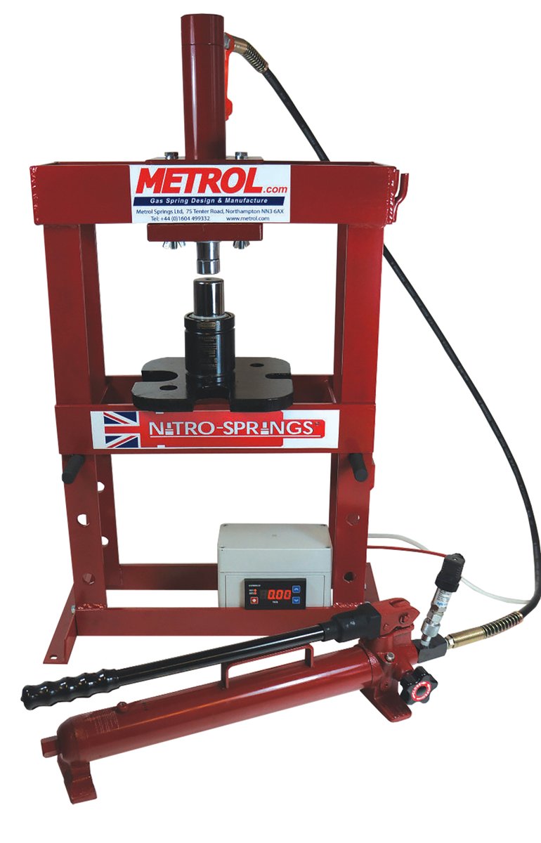 MetrolSprings's tweet image. The only safe way to test a gas springs force. Designed to measure the initial force of a gas spring with an accurate easy to read digital display Metrol Springs currently offer 2 variants of the gas spring test stand. #Stamping #Presstool #Presstooling #Sheetmetal #Toolanddie