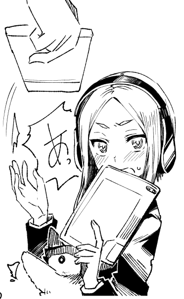 やたら理屈っぽいけど隙のある女子も好きですね…。バレンタインに描いたやつ 