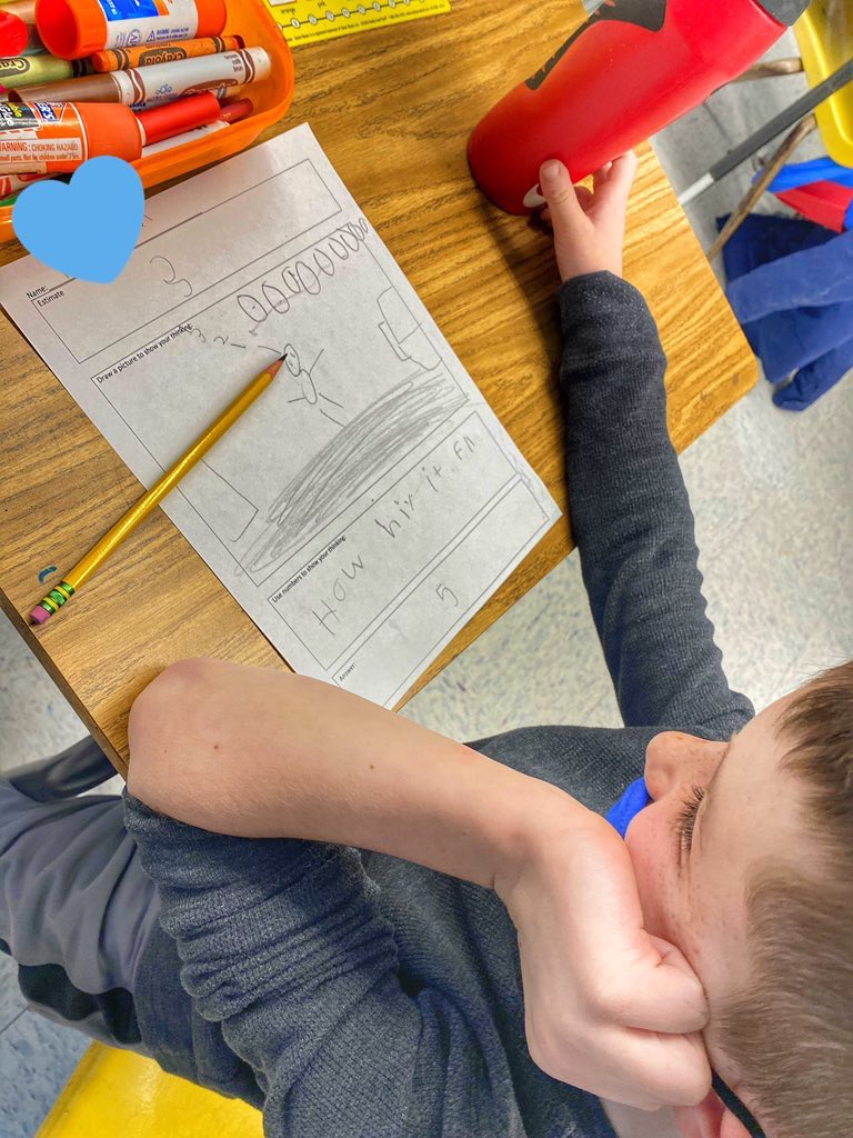 anniesmith821's tweet photo. Students @PomperaugES deeply engaged in @gfletchy problem solving connected to our @MLCmath concepts. We spent time noticing and wondering, making estimates, asking questions, considering which learning experiences transfer to a new situation, revising thinking, &amp; sharing ideas! https://t.co/c46Ngh9yv6