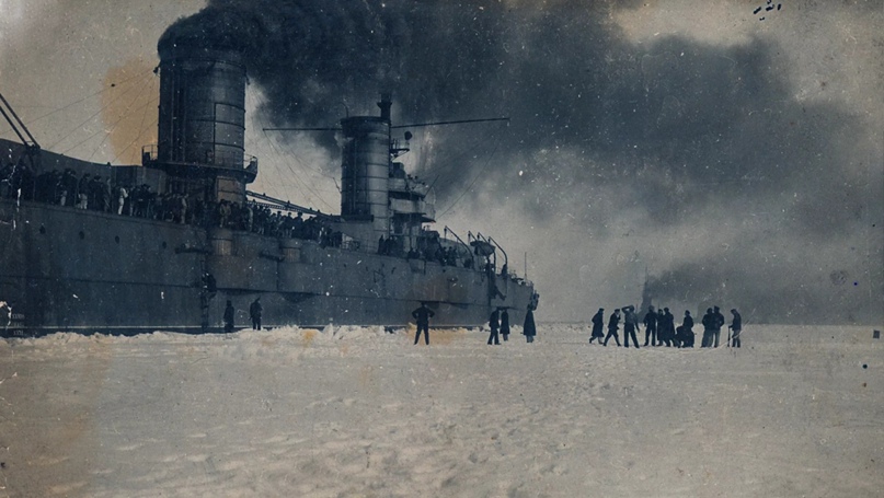 #OTD in 1918, the Ice Cruise of Russian Navy commenced: ships of the Russian Baltic Sea Fleet embarked on a journey from Helsinki to Kronstadt, through icy Baltic Sea to not being captured by German forces. As a result, the Fleet was saved – 236 ships managed to make to Kronstadt https://t.co/rLIQYLgne8