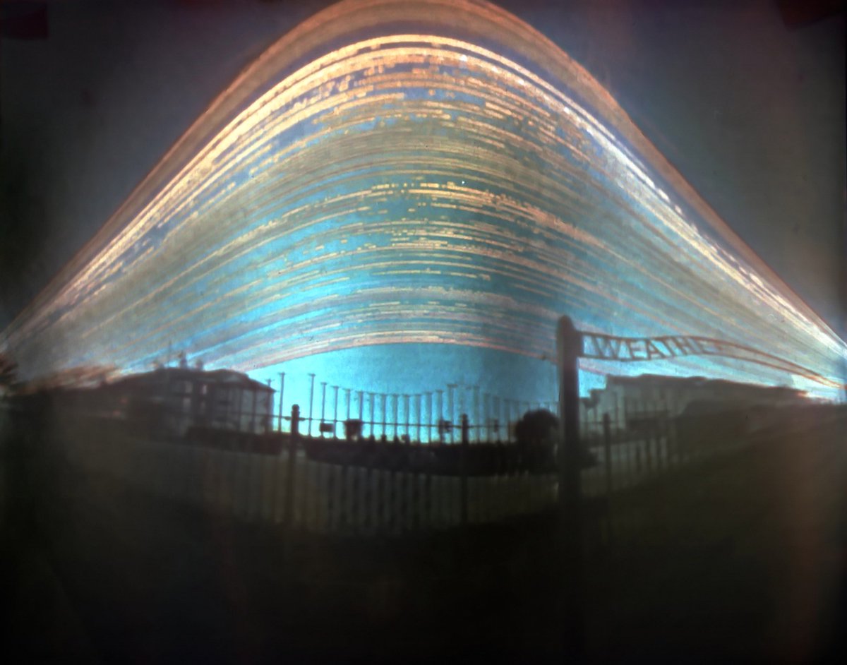 Bognor Regis Town Council Events (@eventsbognor) on Twitter photo An incredible solargraph image taken from the <a href="/metoffice/">Met Office</a> Weather Station on #bognorregis #seafront from a pinhole camera that had been in situ throughout the Summer @weatherwyou <a href="/BBCSouthNews/">BBC Hampshire & Isle of Wight</a> <a href="/CoolSussex/">Cool Sussex</a> <a href="/BBCSouthWeather/">BBCSouthWeather</a> @sussexbythesea1 #FridayMotivation <a href="/coastmag/">Coast Magazine UK</a> #sunshine An incredible solargraph image taken from the <a href="/metoffice/">Met Office</a> Weather Station on #bognorregis #seafront from a pinhole camera that had been in situ throughout the Summer @weatherwyou <a href="/BBCSouthNews/">BBC Hampshire & Isle of Wight</a> <a href="/CoolSussex/">Cool Sussex</a> <a href="/BBCSouthWeather/">BBCSouthWeather</a> @sussexbythesea1 #FridayMotivation <a href="/coastmag/">Coast Magazine UK</a> #sunshine