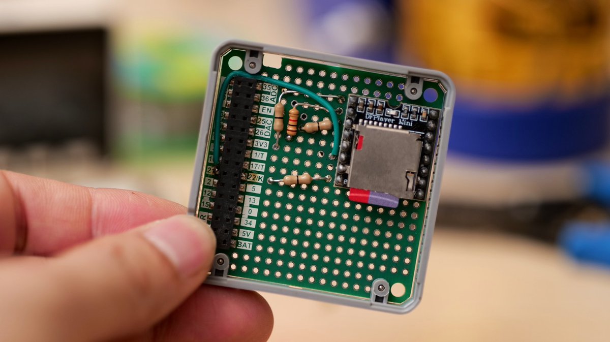 SteveKasuya2's tweet image. M5Stack用のmp3プレイヤーシールド自作中。このDFPlayer mini使うと、microSD内のmp3をマイコンから超簡単に再生できるので色々使えます♪ #DFPlayermini 

amzn.to/3ax4Dgn
