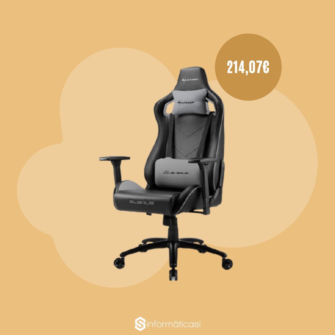 Informatica_si's tweet photo. Ponte cómodo mientras juegas con la silla gamer SHARKOON ELBRUS 2.
Encuentra esta y muchas más en https://t.co/nOmPYmno2L https://t.co/XEeWgC1FBl
