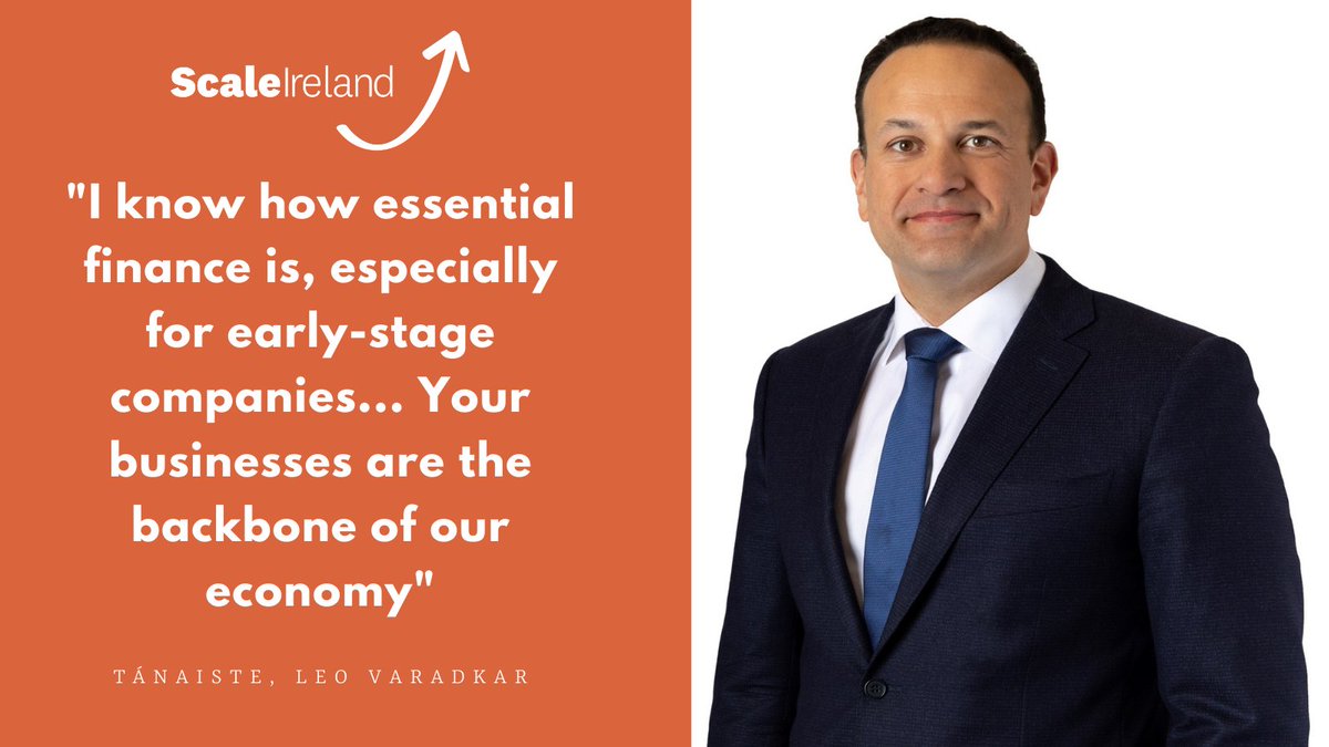 A big thank you to the Tánaiste, <a href="/LeoVaradkar/">Leo Varadkar</a>, for attending today's event and for his support for indigenous tech start-ups &amp; scale-ups.

#ScaleIrelandStartups <a href="/DeptEnterprise/">Department of Enterprise, Tourism and Employment</a>