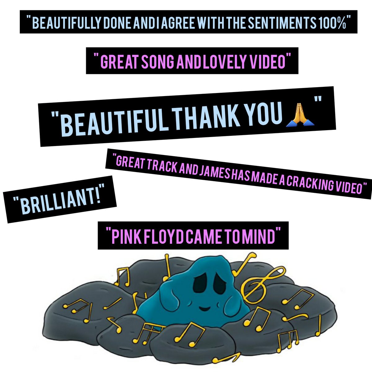 Here's some of the lovely comments people have made about our new track 'Escape' 🥰🤩

youtu.be/qdXozaOmyFc
ditto.fm/escape-less-th…

#grateful #humbled #overwhelmed #newtrack #animated #music #originalartists #animation #dream #mentalhealthawareness
@JGMindDoodles @Dittomusic