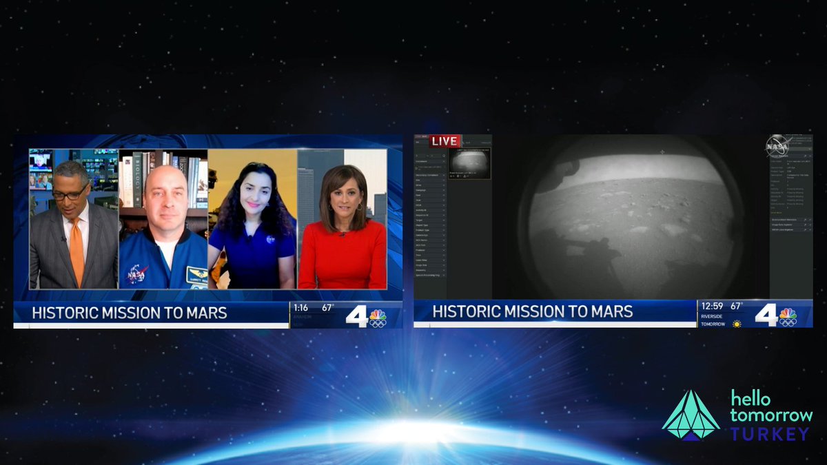 hellotomorrowtr's tweet image. NASA'nın uzay aracı #Perseverance Mars'a sorunsuz iniş yaptı!

#HTTurkeyChallenge 2020'de ağırladığımız, NASA'nın JPL'inde rover'ların inişinde kullanılan paraşüt sistemini geliştirmiş olan, Hydroplane Kurucusu @Doctor_Astro'ya tüm dünyaya ilham olduğu için teşekkür ederiz!