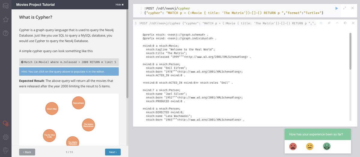 BarrasaDV's tweet image. This is huge! 👏👏👏

Now all #Neo4j sandboxes come with an #RDF endpoint out-of-the-box. #n10s pre installed, just use it.

Want to show your graph as #JSON-LD or #RDFSTAR? Easy!

Watch this space for more info on this...