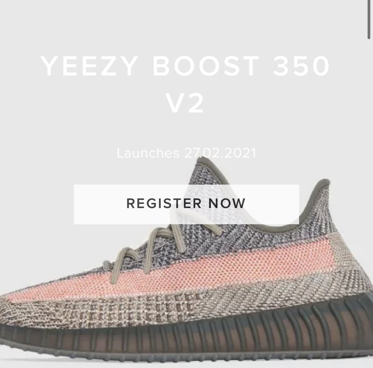 yeezy raffle 19 feb