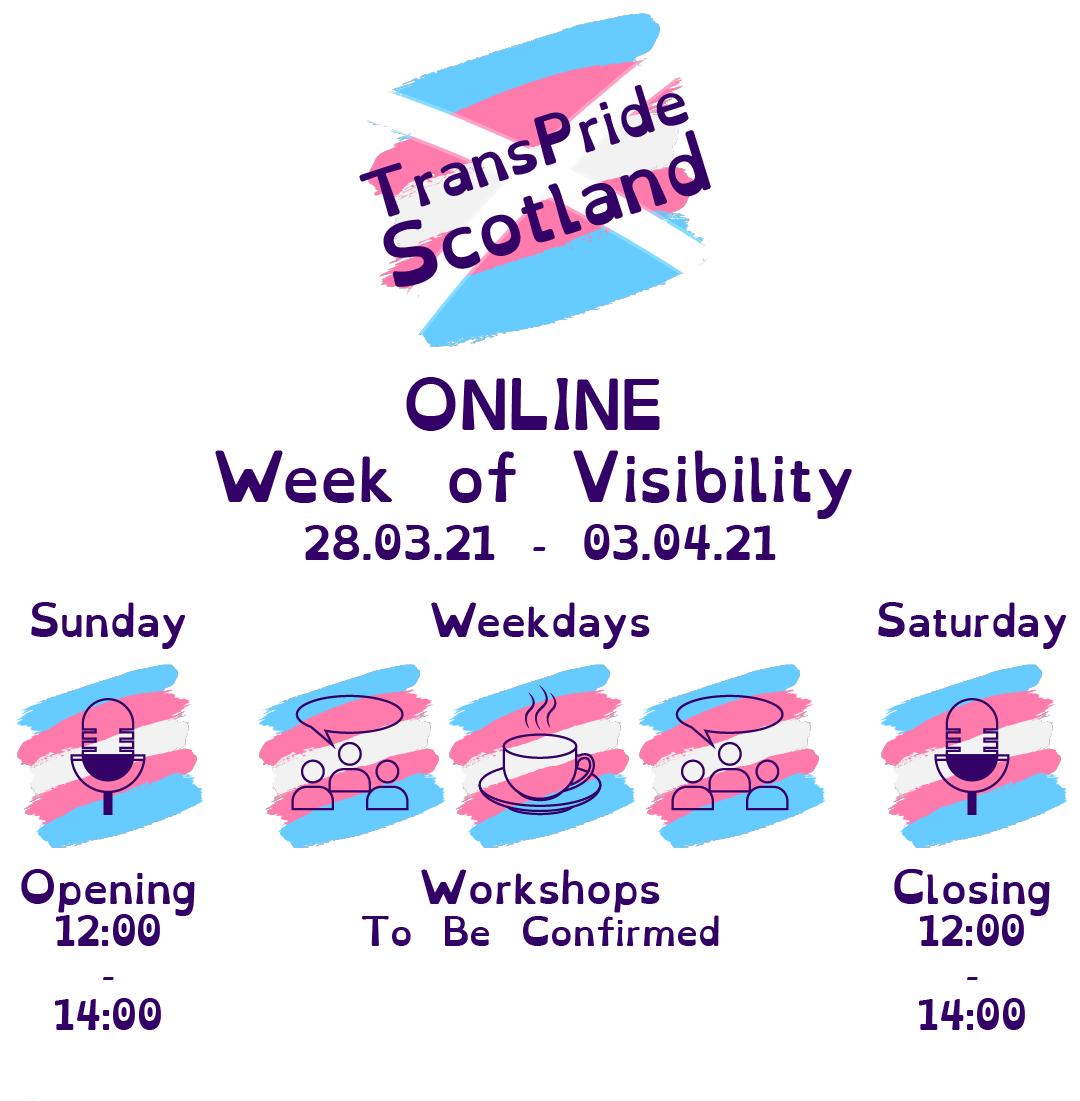 Hello!  We hope you are as excited as we are for our virtual pride celebrations starting the week of 28th March! 🥳🎉🎉

This week we've been busy finalising our timetable, but we need your help!

1/4