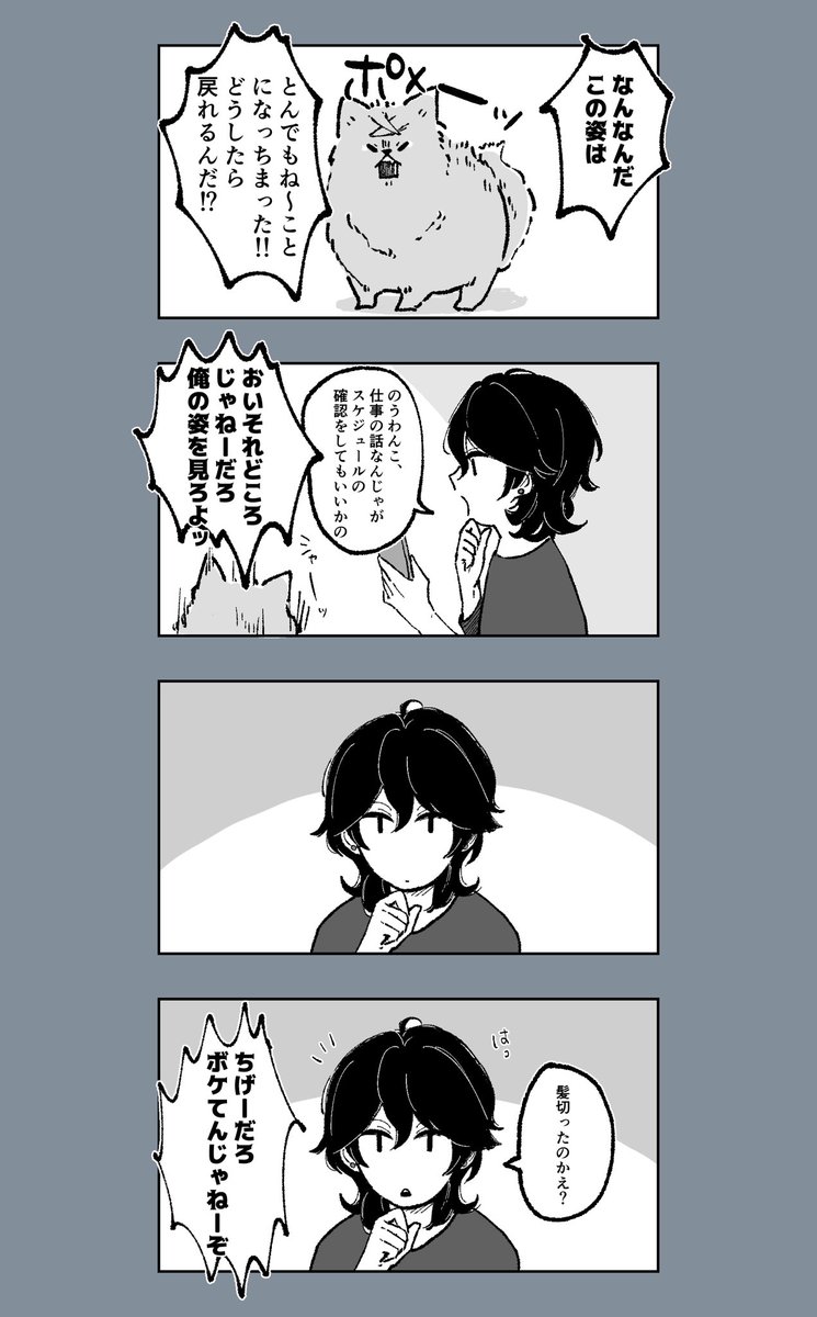 大神晃牙がポメラニアンになった 