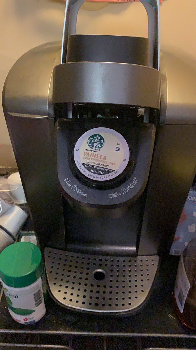 Making some coffee while I wait