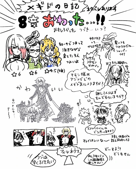 メギドの日記です
ネタバレあります 