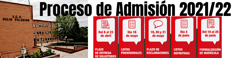 IESJulioPalacio's tweet photo. ⚠️⚠️⚠️Disponible en nuestra web https://t.co/DN7FgCb6zA toda la información sobre el proceso de admisión 21/22 y un formulario para organizar las jornadas de #PuertasAbiertas. ¡No faltéis! @IesSsr ℹ️🧭🖥️ https://t.co/PkvTsPyZ6G