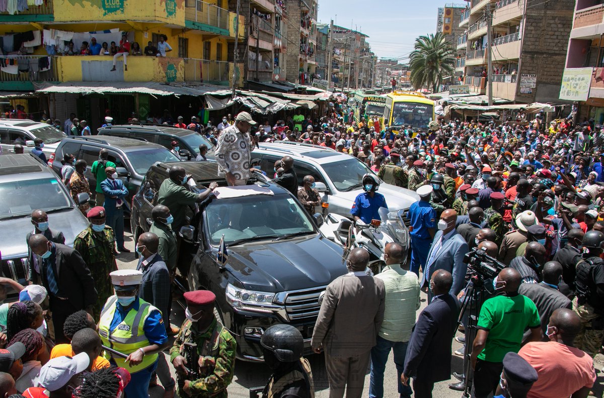 StateHouseKenya's tweet photo. 2/2 The Head of State, who made several stopovers in the area, rallied wananchi to support BBI saying the law reform process will increase the amount of development resources devolved to the grassroots. https://t.co/1MnOelqkp1
