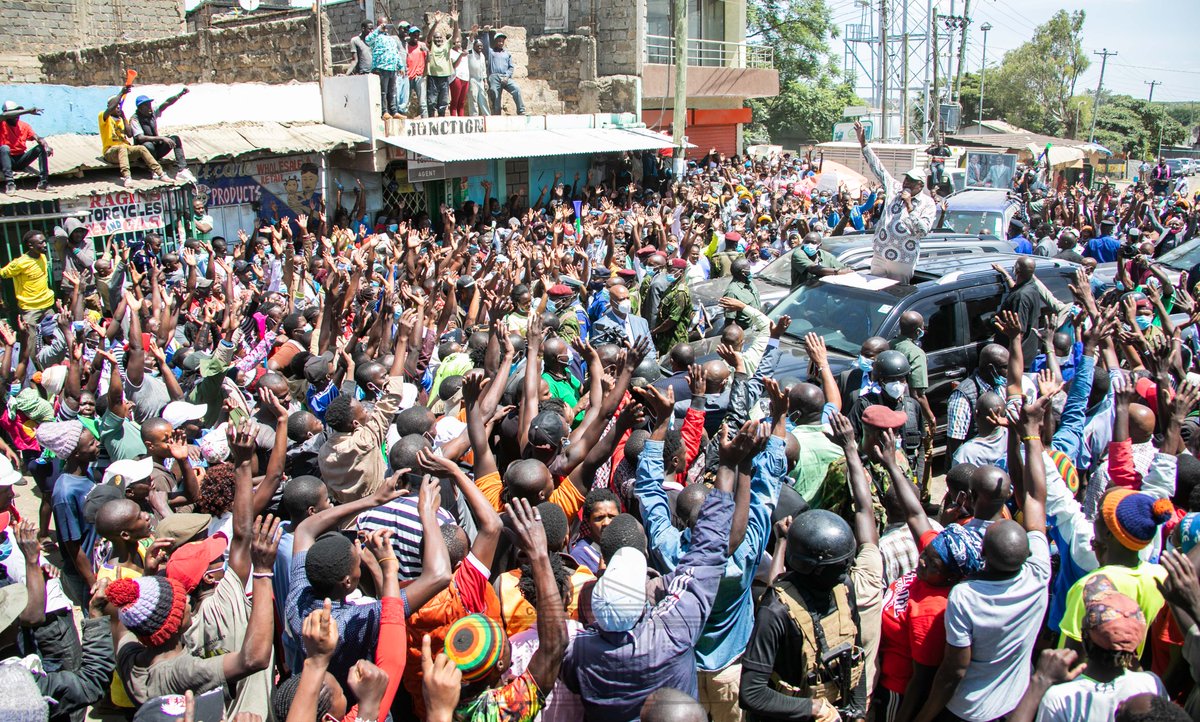 StateHouseKenya's tweet photo. 2/2 The Head of State, who made several stopovers in the area, rallied wananchi to support BBI saying the law reform process will increase the amount of development resources devolved to the grassroots. https://t.co/1MnOelqkp1