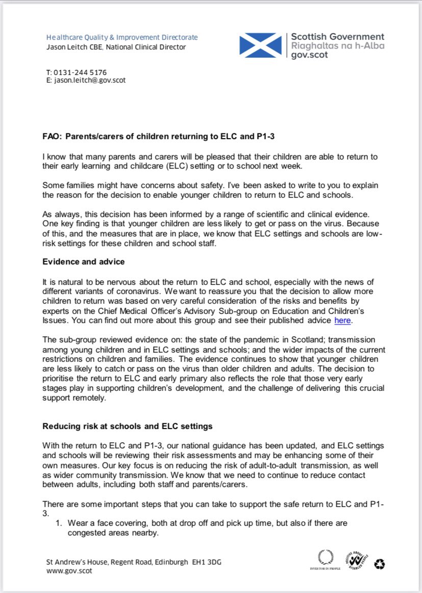 EacEducation's tweet photo. We are really looking forward to welcoming some of our young people back to ECCs and schools next week- we’ve missed you ❤️🥰❤️. Please see the undernoted from @jasonleitch for parents and carers of our youngest learners in ECCs and p1-3. @JanieAllen59 @EastAyrshire @EACChiefExec https://t.co/7nvj6YPJCj