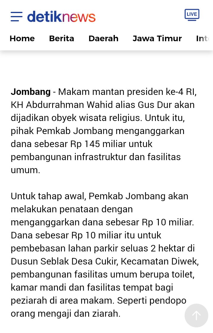 anditrapoet's tweet photo. @PSambadha Mohon maaf pak, saya mencoba untuk tabayun. Kalau soal berita yg dibiaya pemkab Jombang ini bagaimana ya penjelasannya?
https://t.co/4K2xIl3M1Y https://t.co/9qinxgl5bk