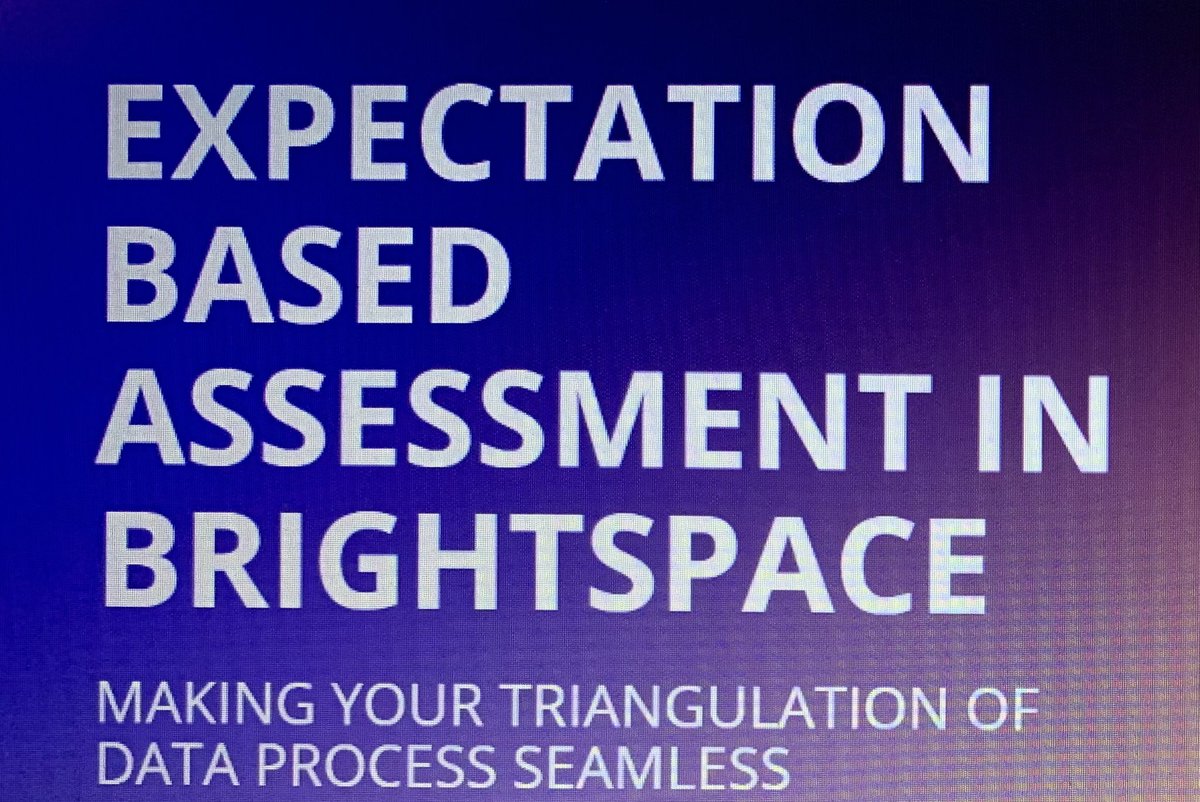 DemaiterTVDSB's tweet photo. Thank you to @KirwinDee &amp; @DanikaTipping for delivering a top notch session on expectation-based assessment in Brightspace. Keep learning, keep growing. #VOLTT #TVDSB https://t.co/BTU1jnyk2k