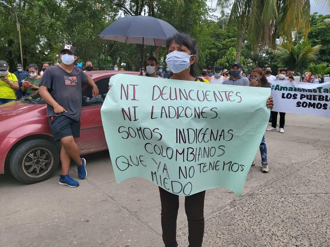 Daneou's tweet photo. #amazonasescolombia #AmazonasEsTambienColombia
La población del Amazonas salen a las calles a marchar en contra del gobierno de @IvanDuque @infopresidencia @mindefensa
@NoticiasCaracol @NoticiasRCN @CMILANOTICIA @Tercer_Canal @marthaperaltae @HOLLMANMORRIS @petrogustavo https://t.co/538AXb4QfN