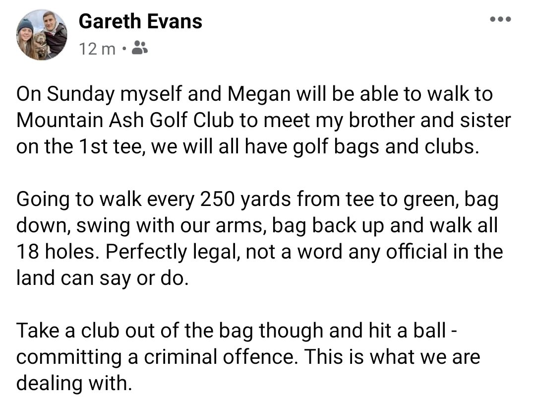 Is there any wonder why golfers are wound up by the most recent announcement?