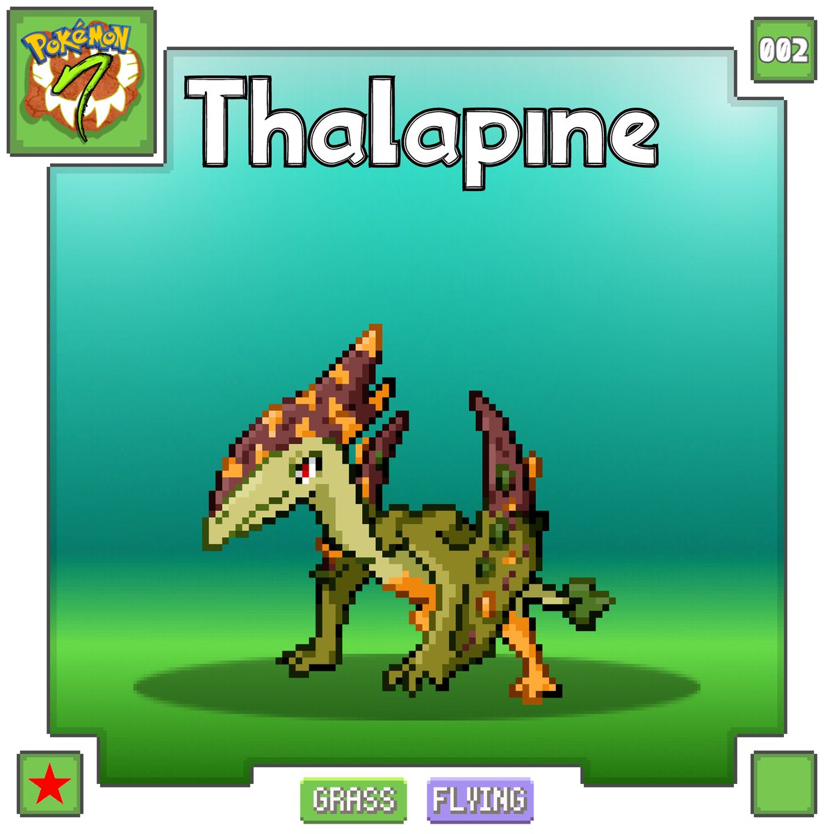 PokemonNatura's tweet photo. 002 - THALAPINE

A este Pokémon le encanta volar y pasa todo el tiempo que puede perfeccionando sus habilidades. Solo los voladores más competentes adquieren la capacidad de evolucionar.

Diseño de @NegaMadness https://t.co/50KXygrgN7