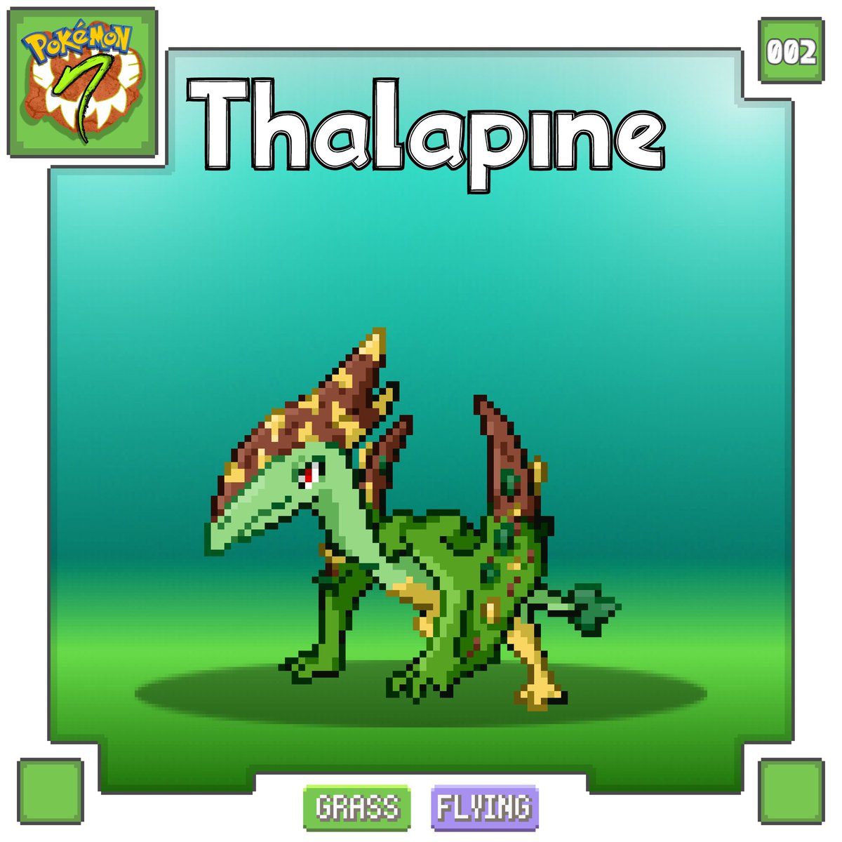 PokemonNatura's tweet photo. 002 - THALAPINE

A este Pokémon le encanta volar y pasa todo el tiempo que puede perfeccionando sus habilidades. Solo los voladores más competentes adquieren la capacidad de evolucionar.

Diseño de @NegaMadness https://t.co/50KXygrgN7