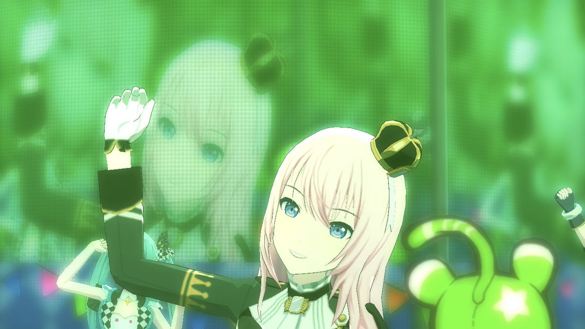 白妖 バーチャルシンガーのルカ ミク リンレン カイトで セカイはまだ始まってすらいない のmv鑑賞 衣装にマッチした かっこいい表情 B 巡音ルカ 鏡音リン 鏡音レン