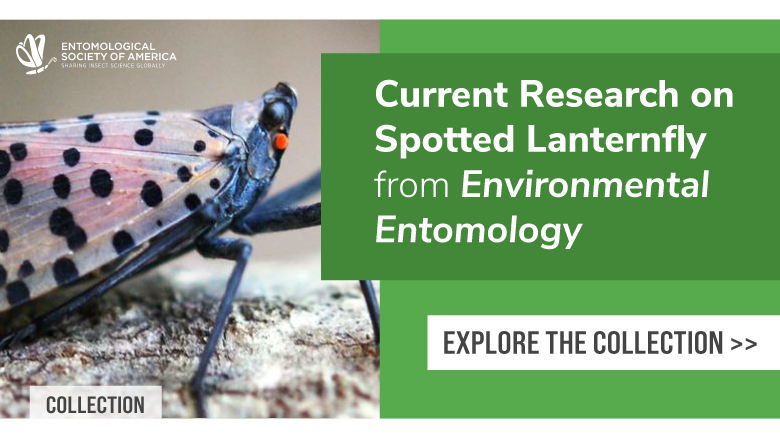 EntsocAmerica's tweet photo. The new special collection on spotted lanternfly features 25 articles published in ESA journals since 2015, with 16 of them new additions since June 2020. #SLF @OUPAcademic All articles free to read at https://t.co/FLDai98MgE https://t.co/LNeNOvevXJ