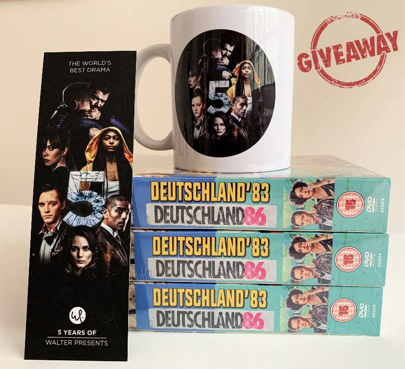 WalterPresents's tweet image. To celebrate the launch of #Deutschland89 we’ve teamed up with @FremantleHQ to giveaway this HUGE prize including exclusive Walter Presents merch and the DVD boxset of Deutschland 83&amp;amp;86🥳
 
To enter, simply retweet this and follow @walterpresents and @FremantleHQ 
 
Good luck!