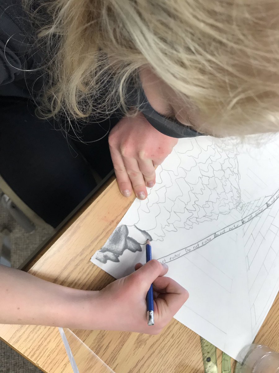 Look at the shading that’s going on with this little grade 8 student! So cool!