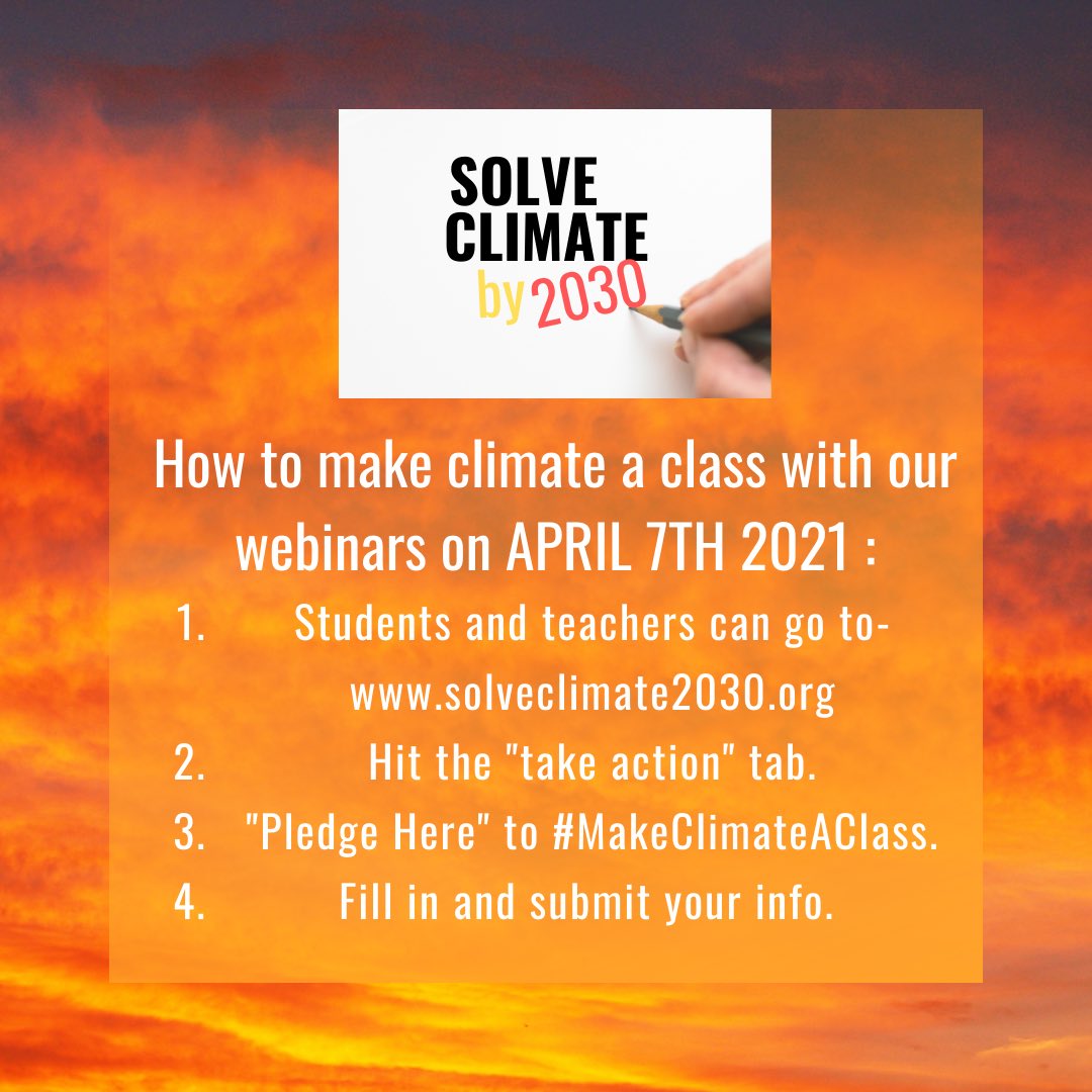 SolveBy2030NY's tweet image. A how to for students and teachers that want to commit to making climate a class! 🌅

Sign up for our Newsletter to stay informed: docs.google.com/forms/d/e/1FAI…
#MakeClimateAClass #SolveClimateBy2030 #ClimateCrisis