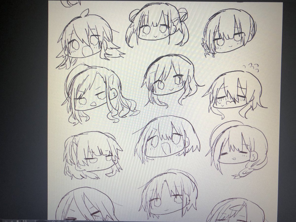 板タブの練習した 見なくても描ける描ける... 