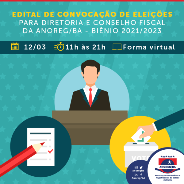 anoregba's tweet photo. 🚨Caros Associados🚨
🔊 A ANOREG/BA, nos termos da CONVOCAÇÃO em ANEXO, vem informar que está aberto o processo eleitoral, que obedecerá às normas constantes no Estatuto vigente da instituição e às normas do Edital anexo. 

Leia na íntegra: https://t.co/cd6nLHiAlK https://t.co/Djey44fxTD