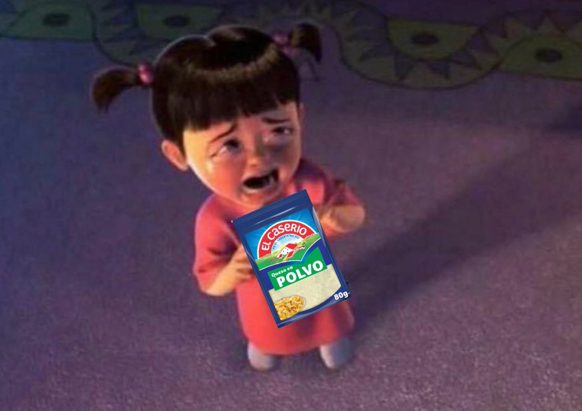 alguien: creo que ya le has puesto suficiente queso
yo: