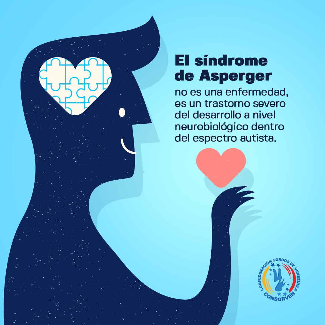 Consorven_Ve's tweet photo. Nota del día☝🏻💙
El Síndrome de Asperger suele confundirse con otros términos, por esta razón te dejamos esta información importante😉.
¡Feliz día! #AzulPorTI
#DDHHSordosVe
.
.
.
#Asperger #quoteoftheday
#discapacidad #azul https://t.co/CQbRUBS2Ux