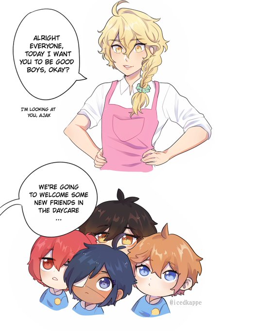 zhongli: im sorry about ajax....he thought venti would light up like a lamp
xiao: ....
zhongli: you can have my candy...here
xiao: .....thanks.....
#GenshinImpact #xiaoven #zhongli #childe #kaeya #diluc #kindergartenAU 