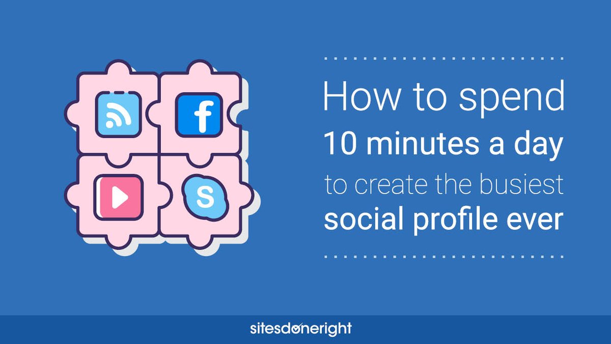 At least 70% of the content 📄 you share on #SocialMedia should link 🔗 back to pages within your own site. There is a tried and tested methodology behind this. #SDR

sitesdoneright.co.uk/blog/2020/11/h…