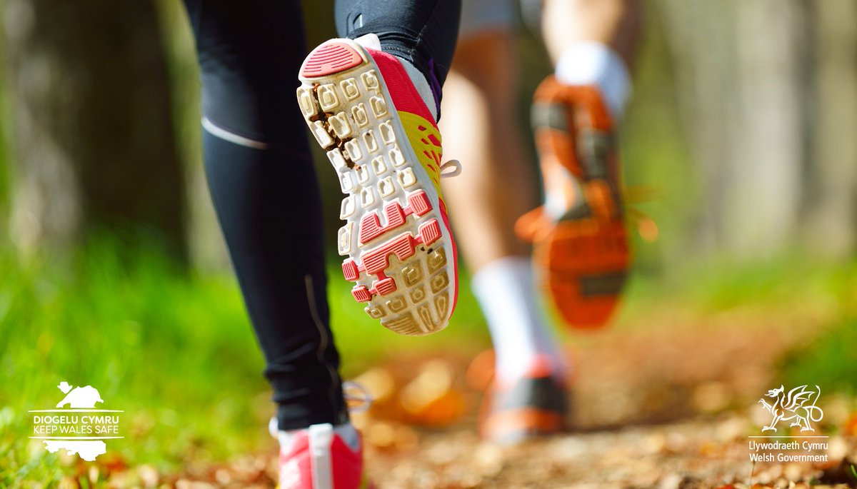 Four people from two different households can meet outside to exercise – whether its motivation to get outside for some fresh air or to keep each other company on runs during these dark evenings. 

For now, you still can’t travel to exercise and please keep at least 2m apart.