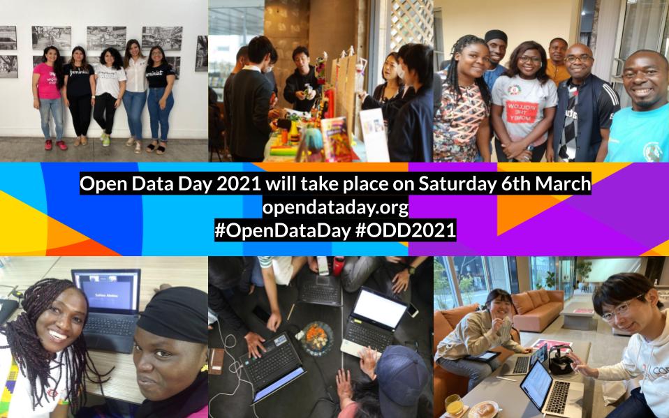 OKFN's tweet photo. Submit your great photos and videos from #OpenDataDay 2021 and you could win $50 or $100 USD.
Learn more: https://t.co/WyHenJPBBW
All photos/videos must be submitted by 12pm GMT on Saturday 13th March + will be published using #openlicencing
https://t.co/077iQJQeYq
#ODD2021 https://t.co/VjKQPEt0yq