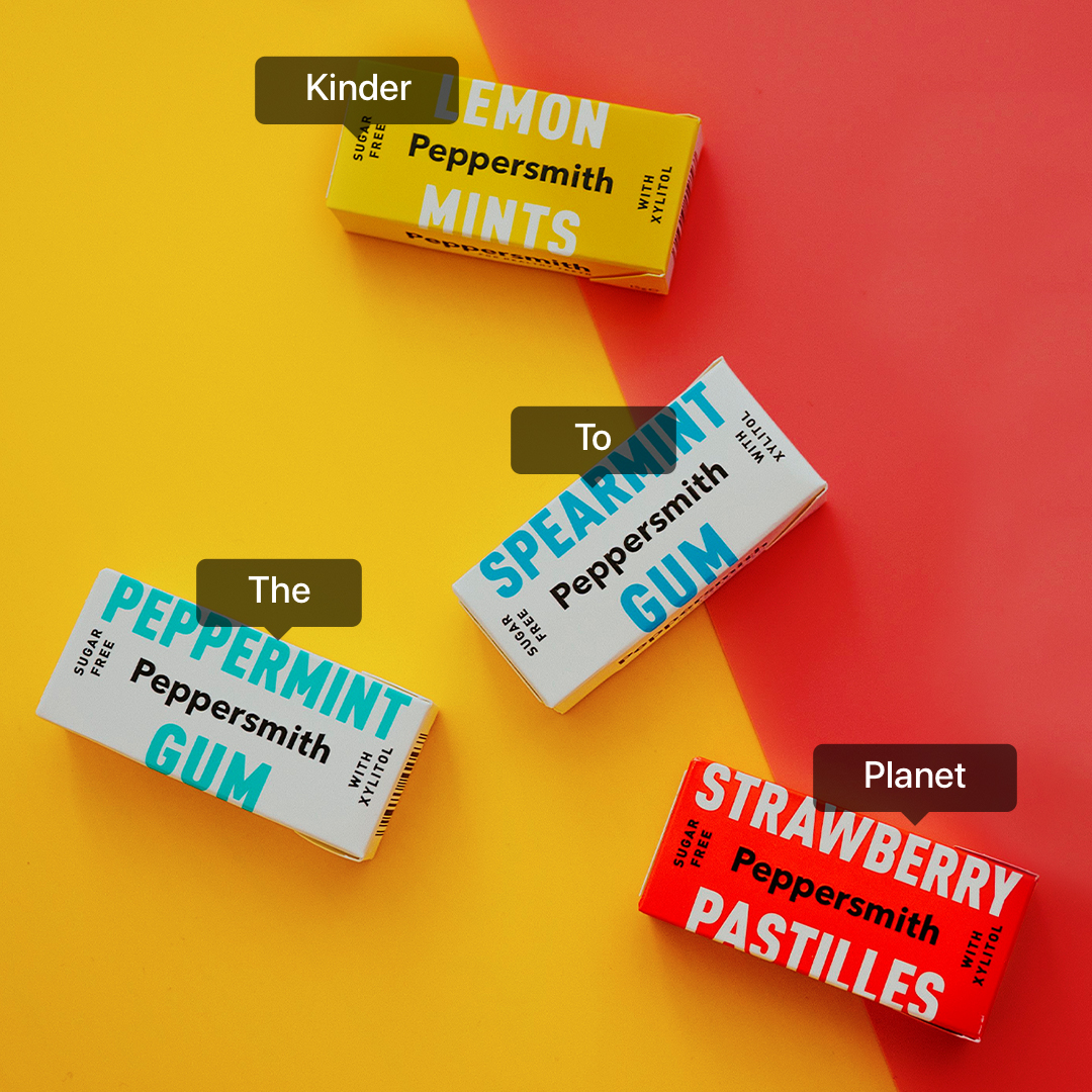 Let's call this planet home.

Instead of using any plastic or unrecyclable wax paper, we only use fully recyclable boxes.

Friendly packaging for an even friendlier environment.

peppersmith.co.uk/collections/sh…

#AGoodReasonToSmile