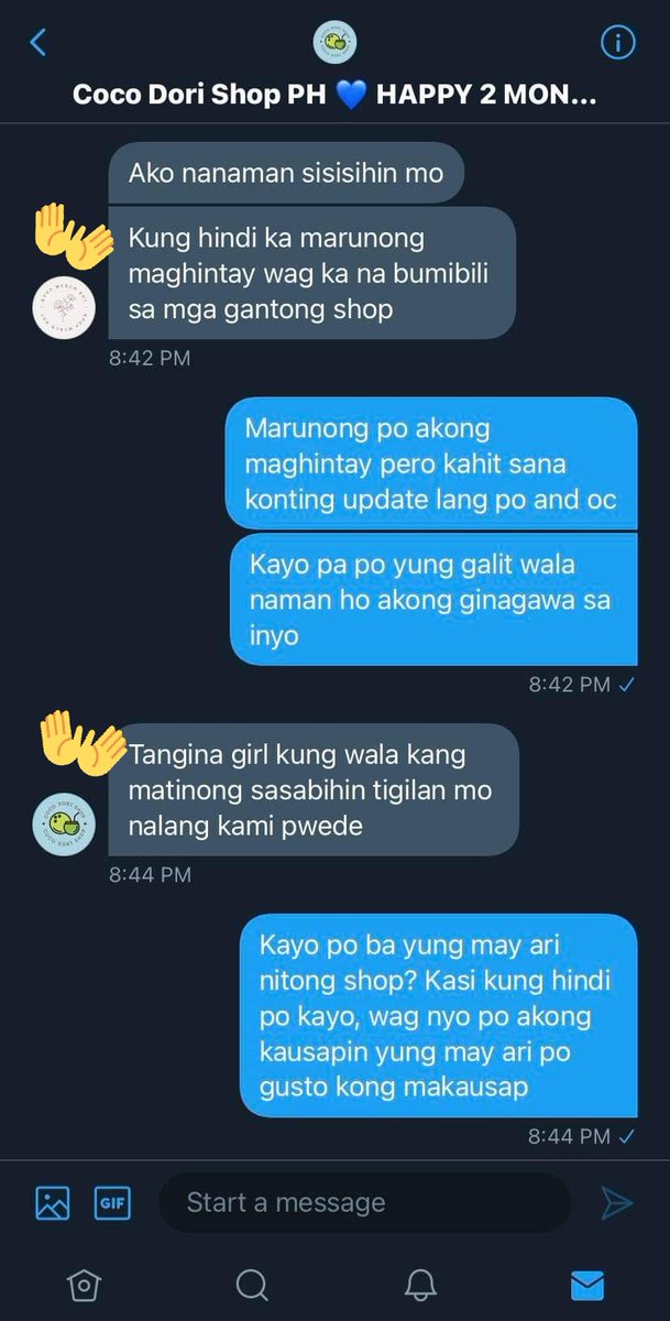 starboi_gguk's tweet photo. @tinytanniesph @aesTAEthiccsph @coco_dorishop curious lang po ako, bakit magkaiba yung logo ng shop sa screenshot? https://t.co/JkhLZYMTIh