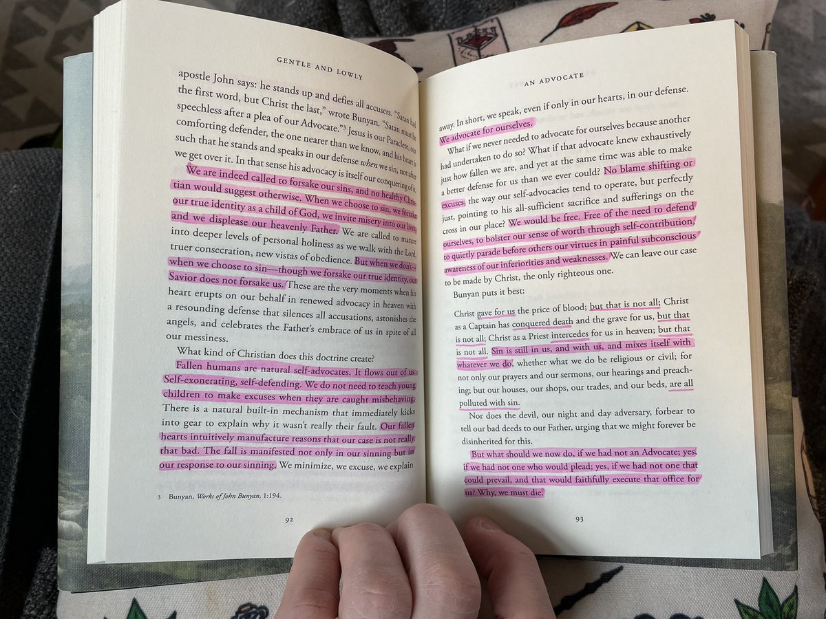 claysterthings's tweet photo. “My dear children, I write this to you so that you will not sin. But if anybody does sin, we have an ADVOCATE with the Father—Jesus Christ, the Righteous One.” - 1 John 2:1

Zoom in. Read. Soak it up. 

Thank you @daneortlund. This book is transformative, to say the least. https://t.co/pamjo4qdpp