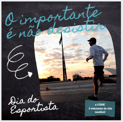 UsineBSB's tweet photo. Hoje é dia do esportista🏃‍♀️
O importante é não desistir!
A USINE Estamparias e Camisetas é uma empresa entusiasta da vida saudável

#usine.bsb #serigrafia #camisetas #estampas #vidasaudavel #esportista https://t.co/GdHM0d8Saq