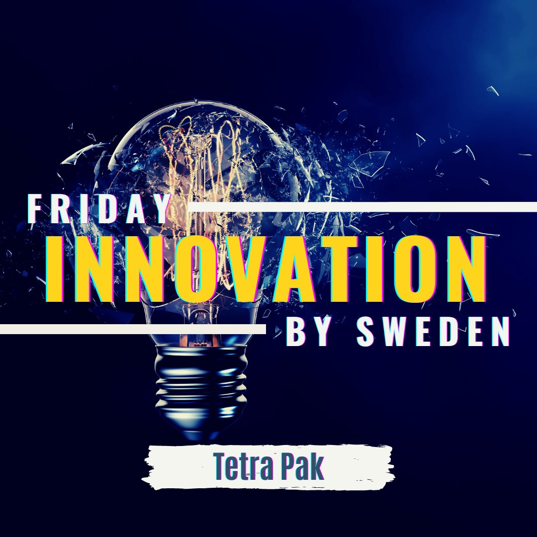 saccne's tweet photo. It's FRIDAY! Time for some innovation infusion! Do you ever go even one single day without using a Tetra Pak? Probably not, the invention is as common as they come. #bysweden https://t.co/YdEWGmOPCk