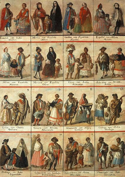 And I don’t want to hear that rape and slavery bullshit because they literally have a portrait of different races mingling with each other to show you the outcomes of their children? Don’t believe me? Here ya go :) not everything was as barbaric as they’re telling you