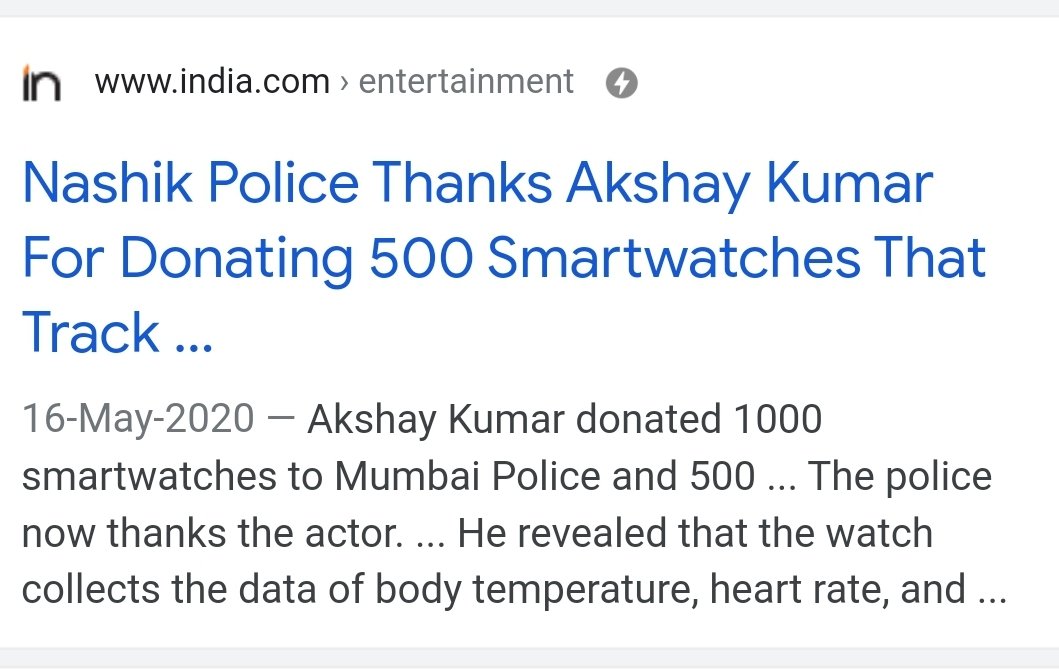 mukesh_akkian's tweet photo. See the few examples when @akshaykumar helped specially Maharashtra and you @NANA_PATOLE are criticizing that kind of person..🤙

"क्या कभी खुद की जेब से कुछ निकला है जो देश हित मे हो."? सत्ता मे बने रहने के लिए इतना गिर जाना जरुरी है क्या?? @INCIndia

#AkshayKumarPrideOfIndia 🇮🇳 https://t.co/VKoKu27sHv